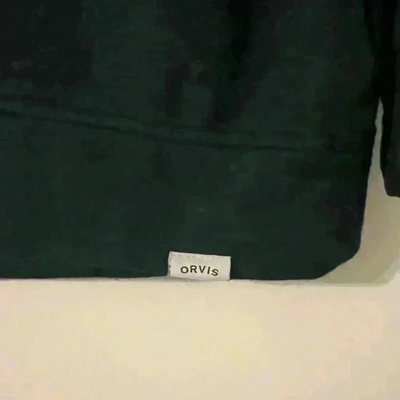 Orvis brand sweatshirt in a gorgeous deep teal color size L (C120) - Picture 3 of 8